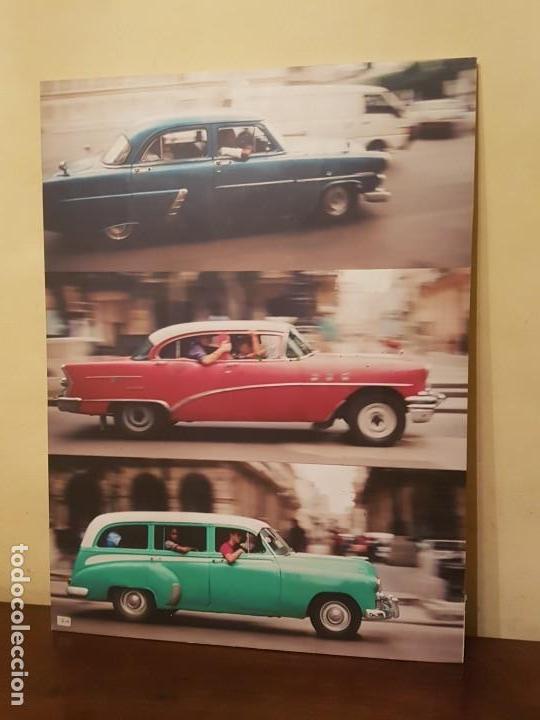 Fotografia antica: Fotomontaje COCHES EN LA HABANA