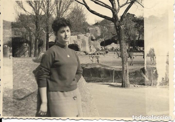 Antique Photography: == NA254 - FOTOGRAFIA - JOVEN EN UN PARQUE