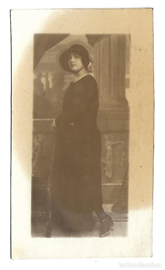 Antique Photography: 710- EXTRAORDINARIA FOTOGRAFIA ANTIGUA-DE UNA DAMA -FOTO - - - - - - - -