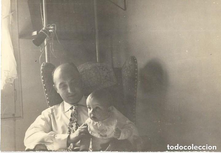 Photographie ancienne: == NA376 - FOTOGRAFIA - SE&Ntilde;OR CON UN NI&Ntilde;ITO EN BRAZOS