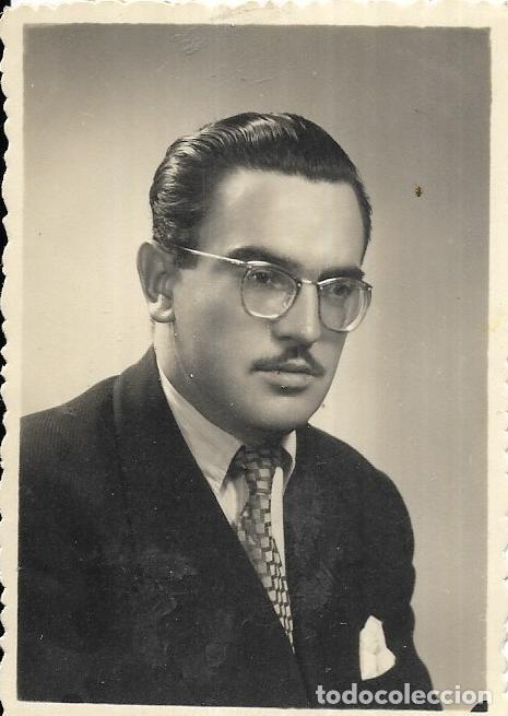 Fotografia antiga: == NA381 - FOTOGRAFIA - ELEGANTE SE&Ntilde;OR