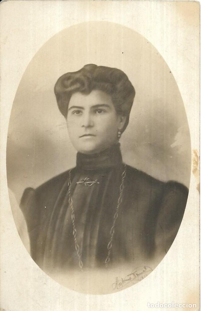 Fotografia antiga: == NA44 - FOTOGRAFIA - ELEGANTE SE&Ntilde;ORA