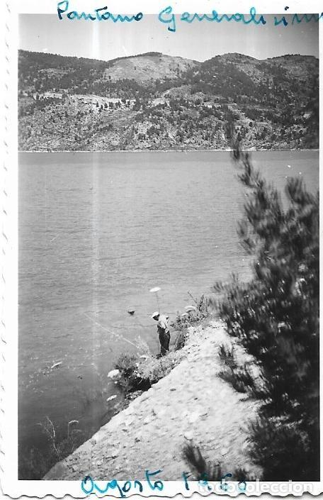 Fotografia antiga: == NA424 - FOTOGRAFIA - PAISAJE - PANTANO GENERALISIMO - 1960
