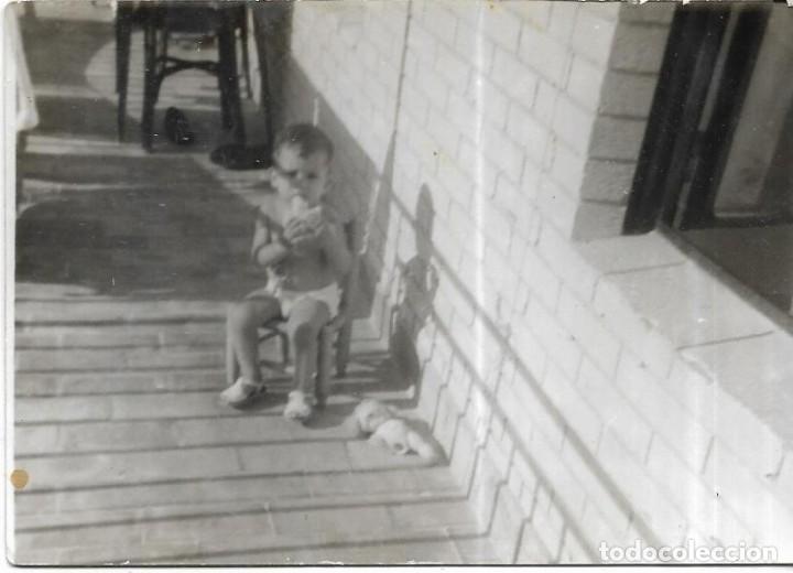Fotograf&iacute;a antigua: == NA518 - FOTOGRAF&Iacute;A - PEQUE&Ntilde;O NI&Ntilde;O SENTADO