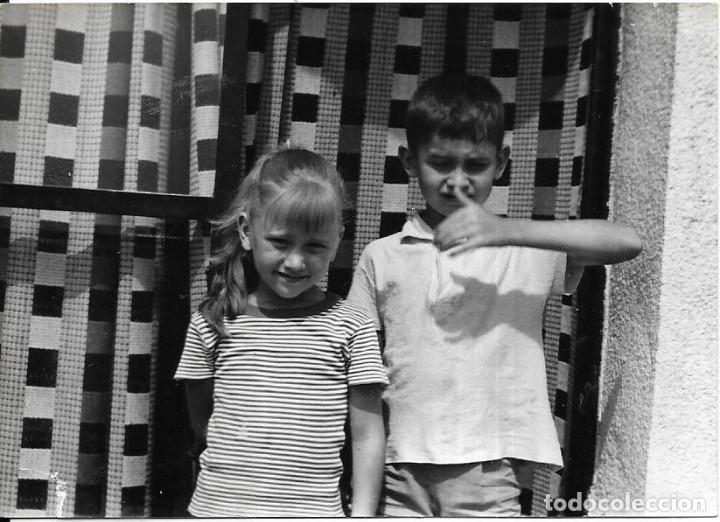 Fotografia antiga: ==NA594 - FOTOGRAF&Iacute;A - PAREJITA DE NI&Ntilde;OS