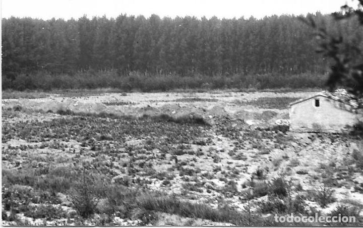 Alte Fotografie: ==NA615 - FOTOGRAF&Iacute;A - CASITA Y PAISAJE NEVADO