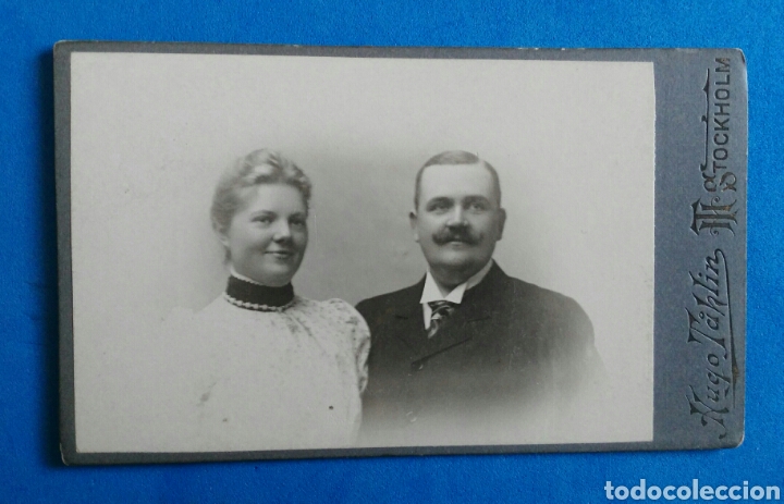 Antique Photography: FOTO DE ESTUDIO. SIGLO XIX. ESTOCOLMO-SUECIA. EL ENVIO ESTA INCLUIDO.