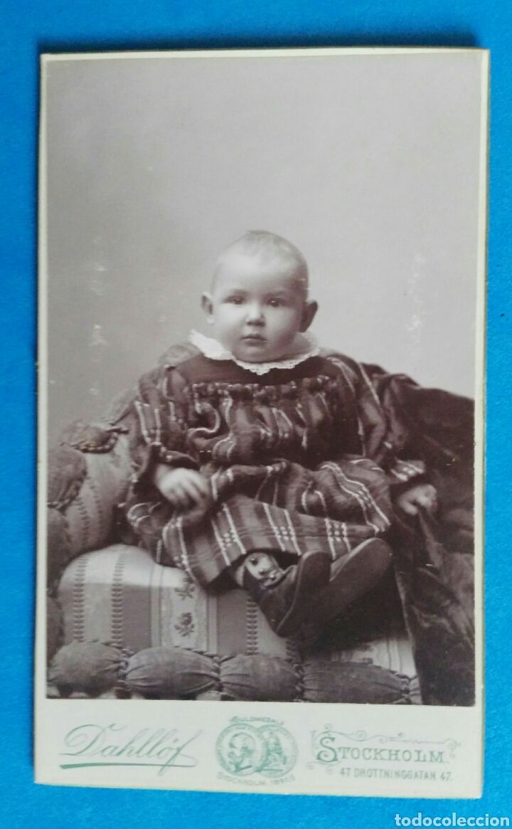 Fotograf&iacute;a antigua: FOTO DE ESTUDIO. ESTOCOLMO-SUECIA. ENVIO INCLUIDO EN EL PRECIO.