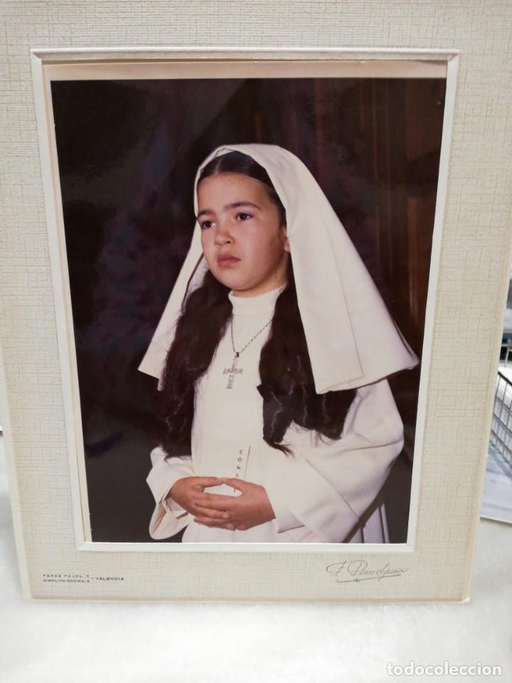 Antique Photography: Ni&ntilde;a de monja, Primera comuni&oacute;n.