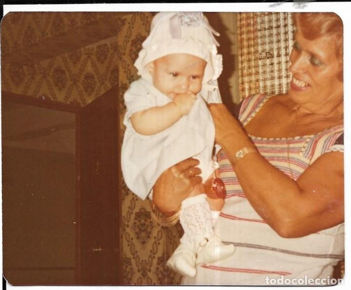 Photographie ancienne: == NA622 - FOTOGRAFIA - SE&Ntilde;ORA CON UN BEB&Eacute; EN BRAZOS