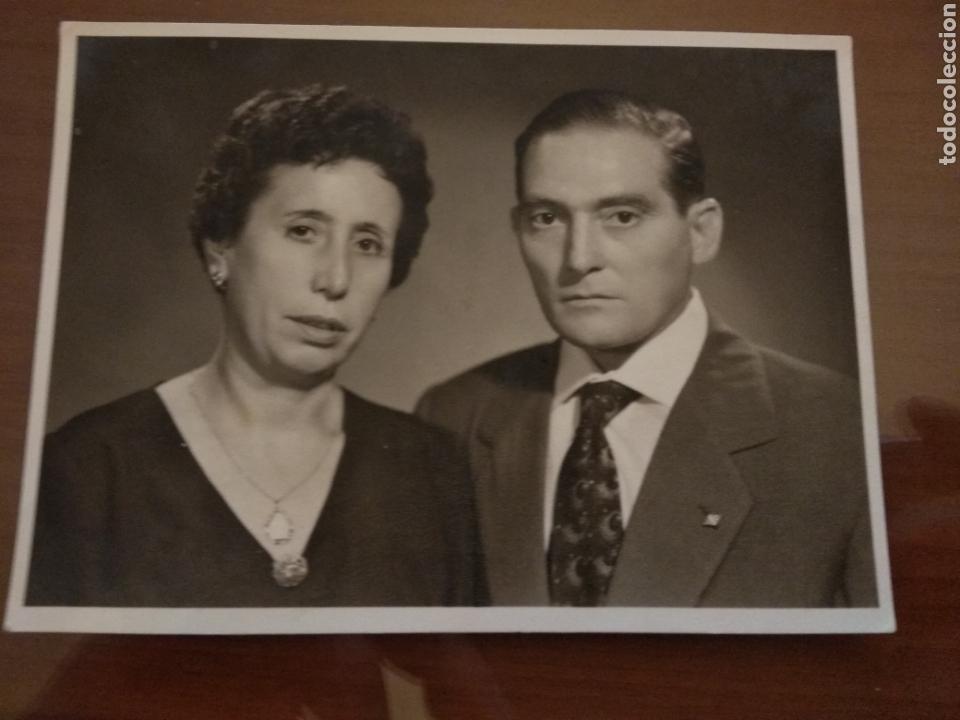 Photographie ancienne: Foto pareja blanco y negro