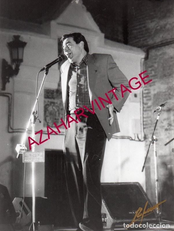 Fotografia antica: FLAMENCO, ANTIGUA FOTOGRAFIA DEL CANTAOR CALIXTO SANCHEZ, 178X238MM