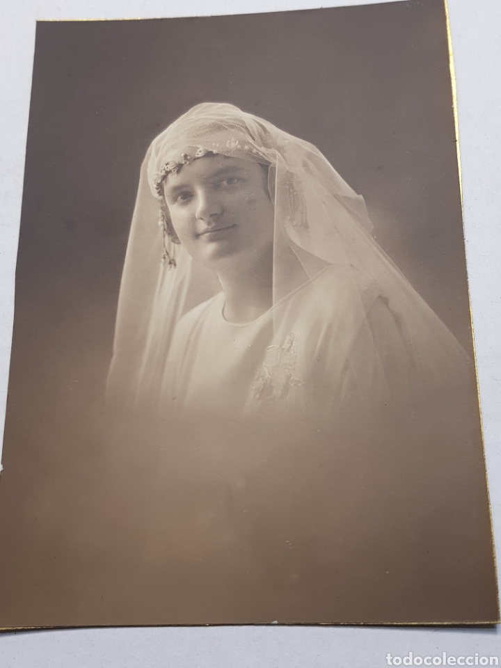 Fotograf&iacute;a antigua: Fotograf&iacute;a 1&deg;Comuni&oacute;n finales 1800 - Foto 1