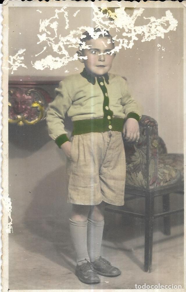 Alte Fotografie: == NA647 - FOTOGRAFIA - BONITO NI&Ntilde;ITO