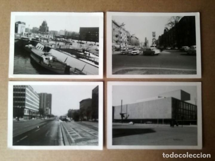 Fotografia antiga: LOTE DE 4 FOTOGRAF&Iacute;AS DE BERL&Iacute;N. A&Ntilde;OS 60. MEDIDAS 7,7 X 10,8 CM.