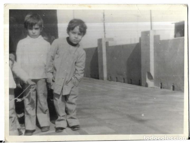 Antique Photography: == A564 - FOTOGRAFIA - NI&Ntilde;ITOS EN UNA TERRAZA