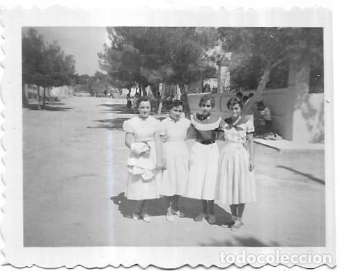 Antique Photography: == C522 - FOTOGRAFIA PEQUE&Ntilde;O FORMATO - CUATRO AMIGAS