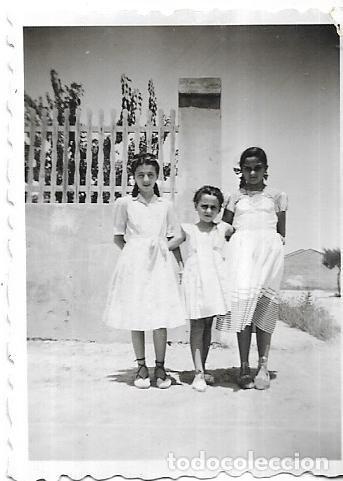 Alte Fotografie: == D191 - FOTOGRAFIA PEQUE&Ntilde;O FORMATO - TRES JOVENCITAS