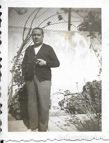 Alte Fotografie: == D583 - FOTOGRAFIA PEQUE&Ntilde;O FORMATO - SE&Ntilde;OR