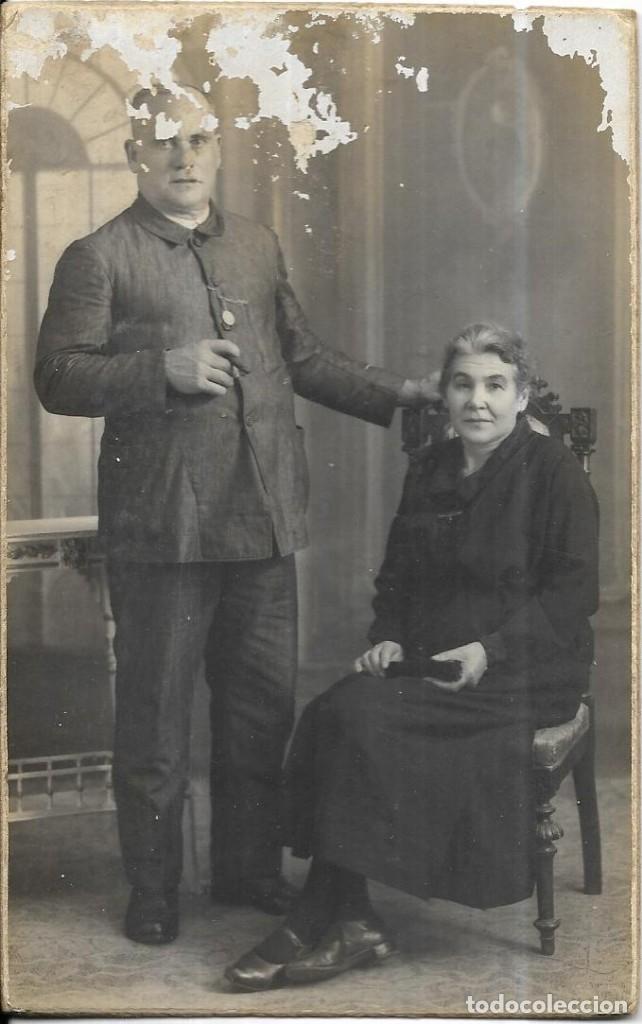 Alte Fotografie: *** AC241 - FOTOGRAFIA - PAREJA - FOTOGRAFO A. QUILES - CATARROJA