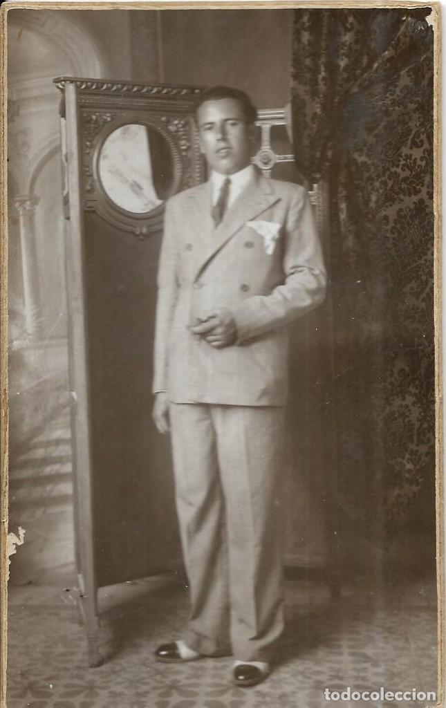 Alte Fotografie: *** D785 - FOTOGRAFIA - ELEGANTE JOVEN