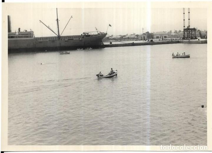 Photographie ancienne: == E269 - FOTOGRAFIA - PAISAJE - BARCOS