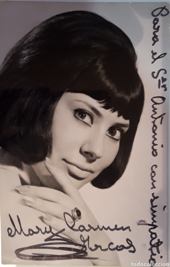 Fotograf&iacute;a antigua: Fotografia de artista autografa antigua