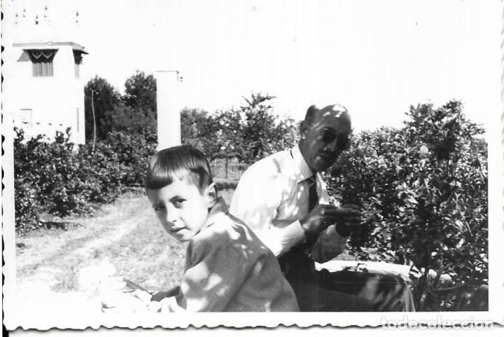 Fotograf&iacute;a antigua: == G625 - FOTOGRAFIA - SE&Ntilde;OR CON UN NI&Ntilde;O