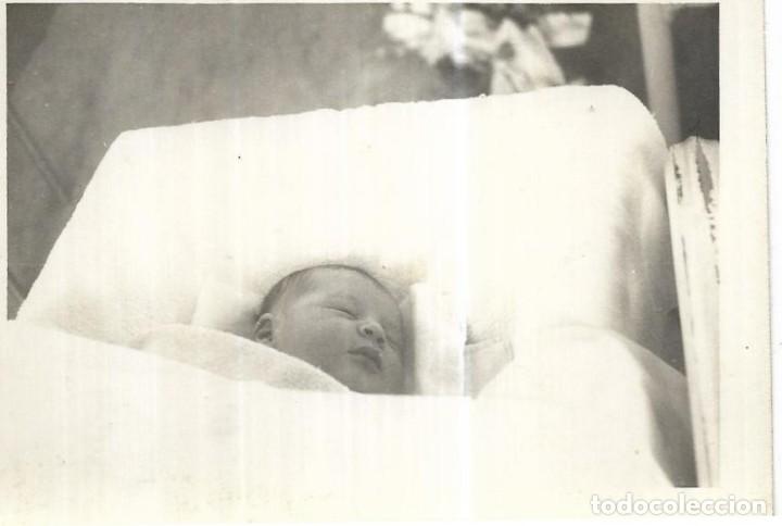 Alte Fotografie: == H362- FOTOGRAFIA - BEBE DURMIENDO