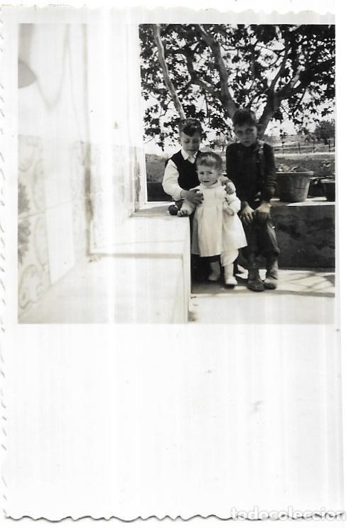 Photographie ancienne: == J497 - FOTOGRAFIA - TRES NI&Ntilde;ITOS