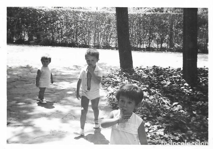 Alte Fotografie: *** CU101 - FOTOGRAFIA - TRES NI&Ntilde;ITOS