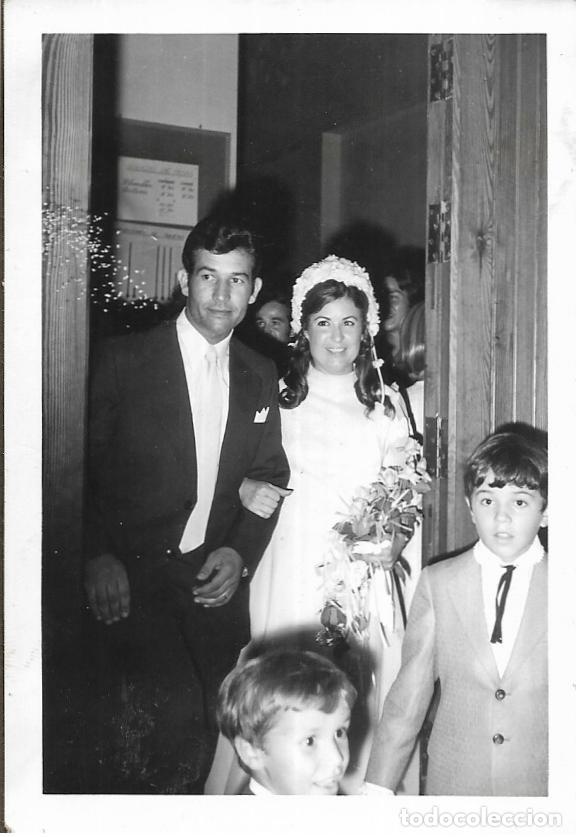 Alte Fotografie: *** CU134 - FOTOGRAFIA - PAREJA DE NOVIOS