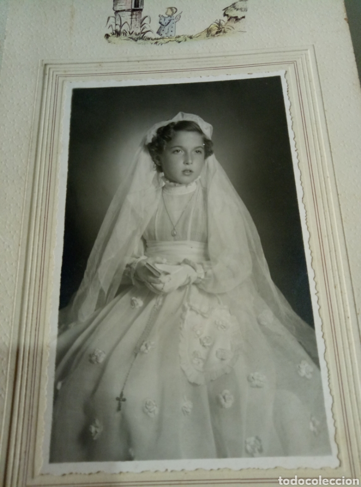 Fotograf&iacute;a antigua: Ni&ntilde;a Comuni&oacute;n D S&aacute;enz Vitoria - Foto 1