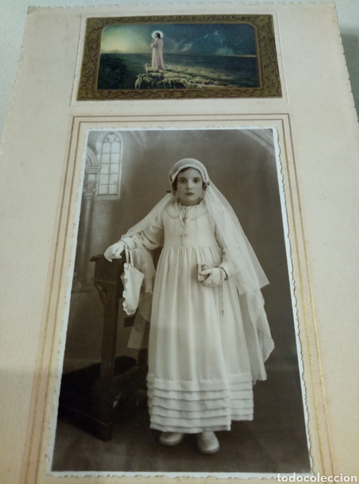 Fotograf&iacute;a antigua: Ni&ntilde;a Comuni&oacute;n D S&aacute;enz Vitoria - Foto 3