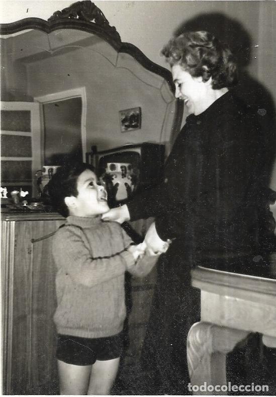 Fotografia antiga: == CU587 - FOTOGRAFIA - SE&Ntilde;ORA CON UN NI&Ntilde;ITO