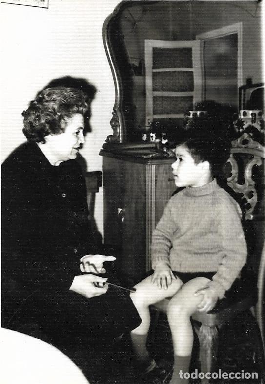 Fotografia antiga: == CU588 - FOTOGRAFIA - SE&Ntilde;ORA CON UN NI&Ntilde;ITO