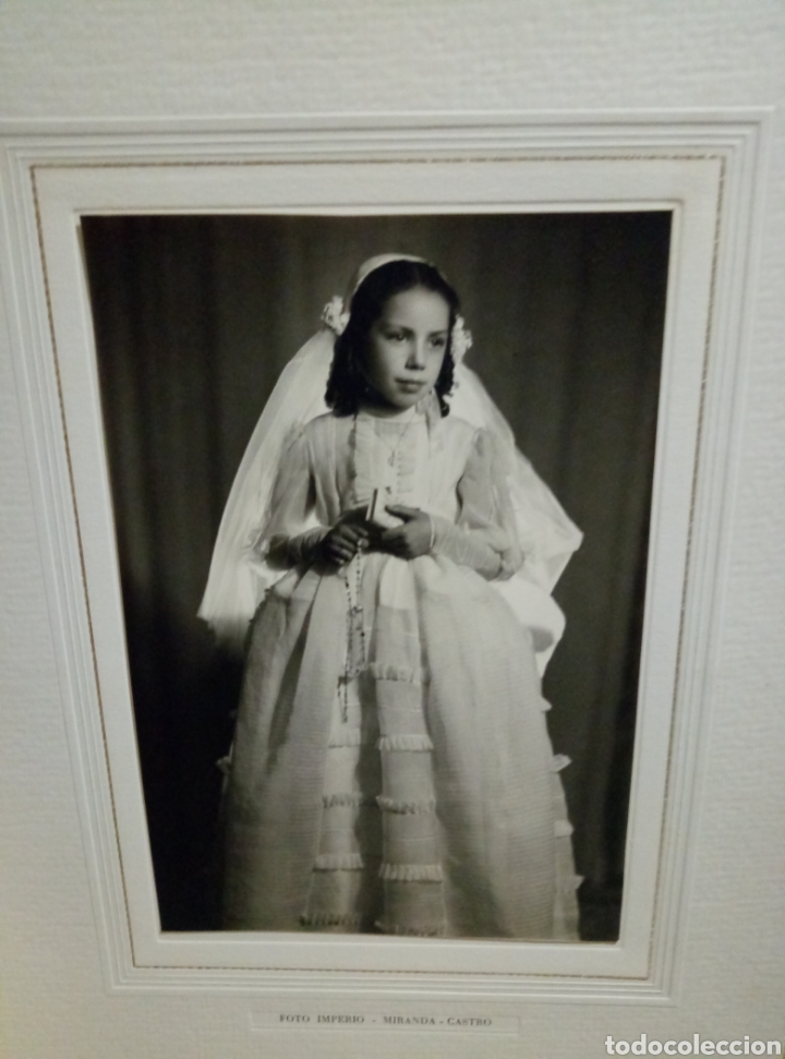 Fotografia antiga: Ni&ntilde;a comuni&oacute;n Foto Imperio Miranda Castro