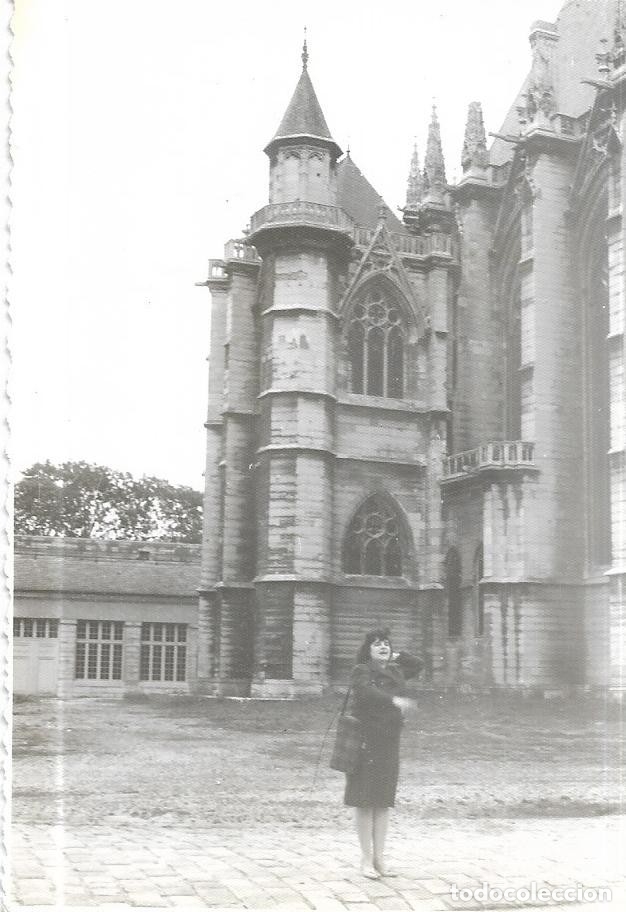 Fotografia antiga: == FA491 - FOTOGRAFIA - SE&Ntilde;ORA EN UN BONITO PAISAJE