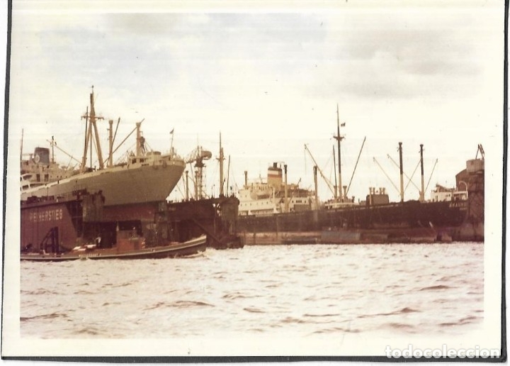 Fotograf&iacute;a antigua: == W527 - FOTOGRAFIA - PAISAJE - BARCOS