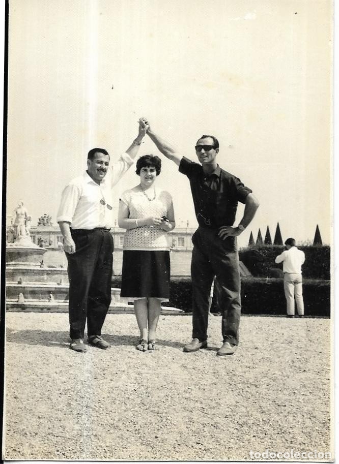 Fotograf&iacute;a antigua: == W533 - FOTOGRAFIA - PINTOR ANTONIO MONTAGUD CON SU ESPOSA Y UN AMIGO