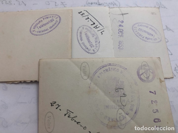 Alte Fotografie: 4 Fotograf&iacute;as Gabinete Civil y Dipl&oacute;matico Ej&eacute;rcito sur Sevilla. censura fotogr&aacute;fica 1938