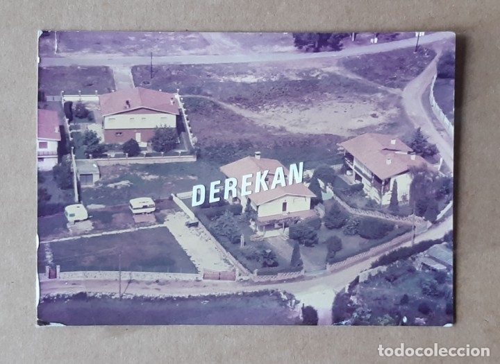 Fotograf&iacute;a antigua: ANTIGUA FOTOGRAF&Iacute;A COLOR GRUPO DE CASAS. VISTA A&Eacute;REA. ASTURIAS. A&Ntilde;OS 60 &oacute; 70.