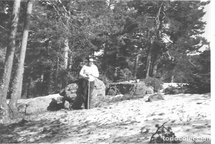 Antique Photography: == AF803 - FOTOGRAFIA - SE&Ntilde;OR EN EL MONTE