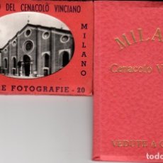 Fotografía antigua: MILANO CENACOLO VINCIANO - 20 VERE FOTOGRAFIE + 10 VEDUTE A COLORI - AÑOS 1950
