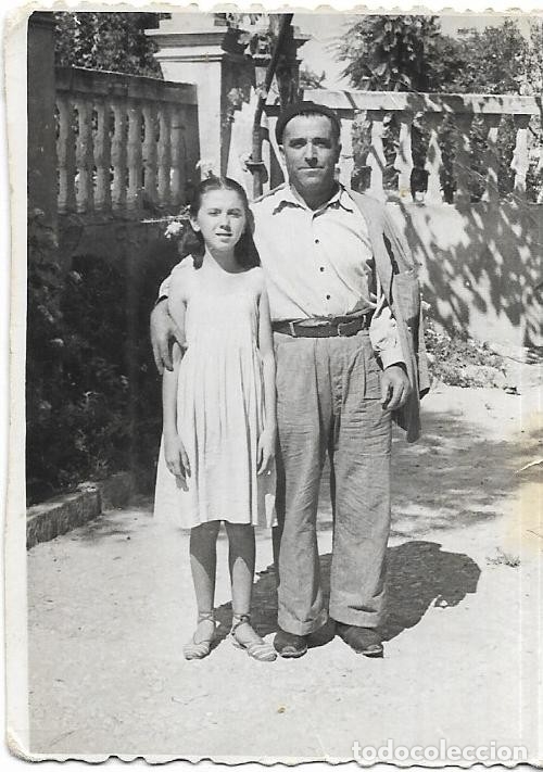 Fotograf&iacute;a antigua: :::: C483 - FOTOGRAFIA - SE&Ntilde;OR CON UNA NI&Ntilde;A***
