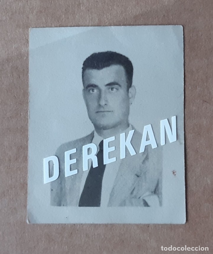 Fotograf&iacute;a antigua: ANTIGUA FOTOGRAF&Iacute;A CARNET. HOMBRE JOVEN.