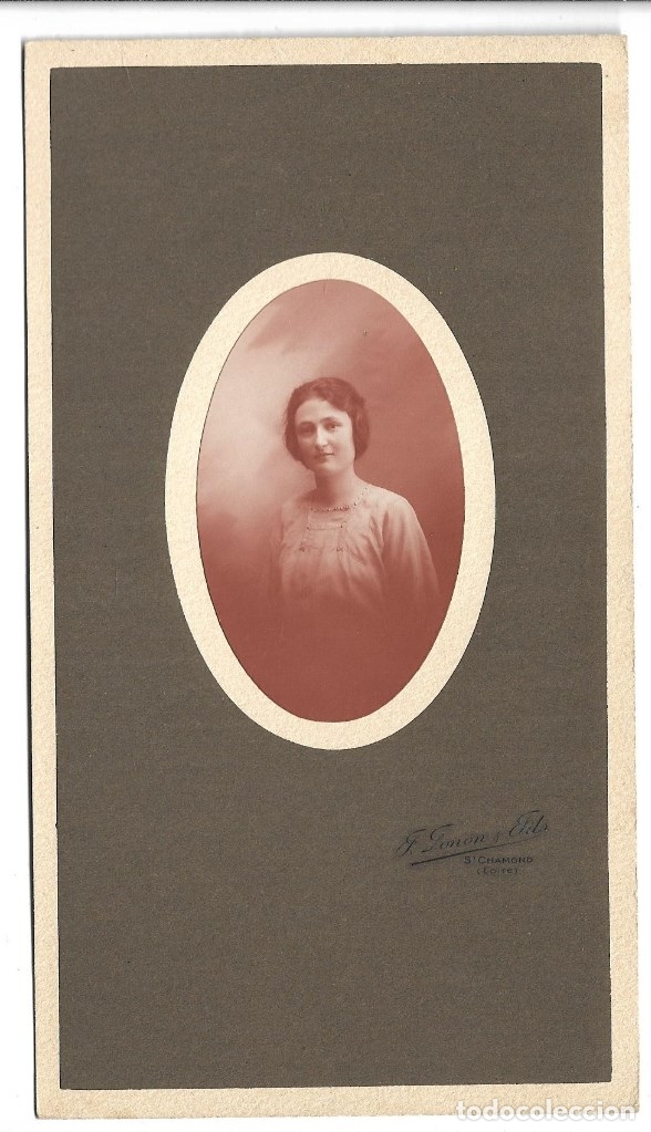 Antique Photography: E94-EXTRAORDINARIAS FOTOGRAFIAS ANTIGUAS - UNA DAMA -FOTO- DANA - FONON - CHAMOND