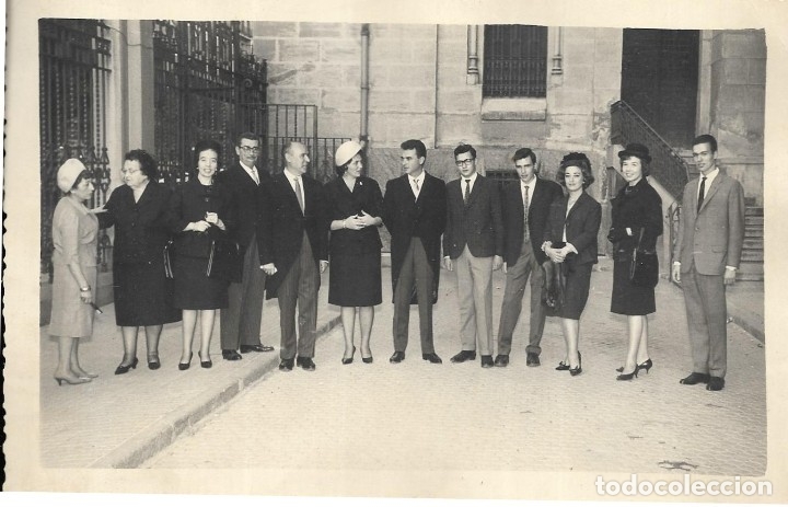 Fotograf&iacute;a antigua: :::: FF161- FOTOGRAFIA - GRUPO DE ELEGANTES AMIGOS - 17 X 11 CM.