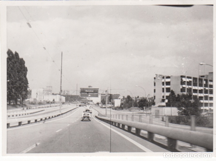 Fotograf&iacute;a antigua: fotografia foto artistica ginebra entrada autopista agosto 1972