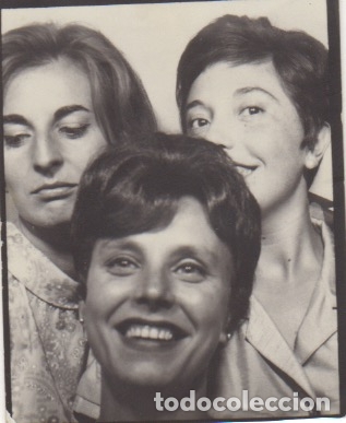 Alte Fotografie: fotografia foto artistica foto de carnet tres amigas en florencia 1967